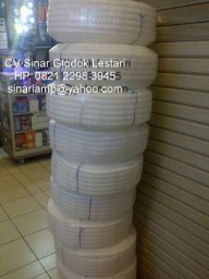 Flexible Conduit atau Selang Fleksibel Warna Putih